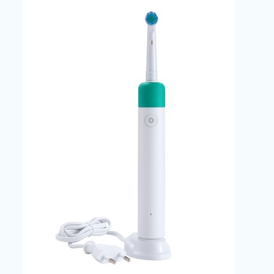 Rechargeable Rotating Electric Toothbrush with ROHS approved 2 Brush Heads Oral Hygiene Care